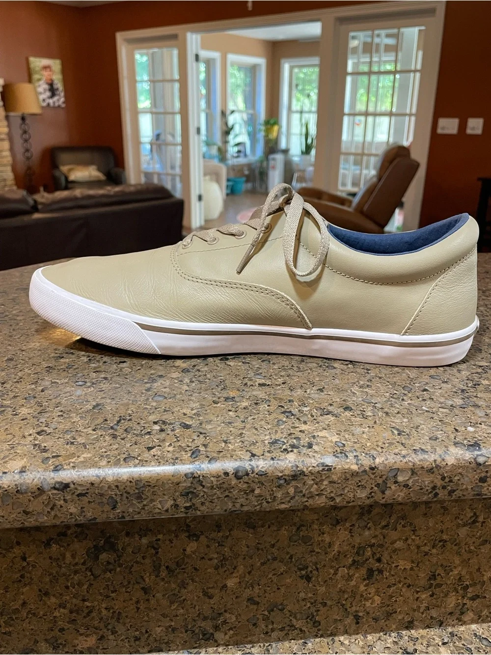 Columbia Slack Tide Lace Dockside PFG Boat Shoe Grip Oxford Tan Truffle Sz 14